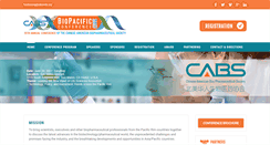 Desktop Screenshot of biopacificconference.org